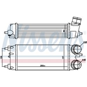96553 Charge Air Cooler NISSENS - Top1autovaruosad