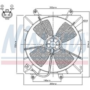 85000 Fan, engine cooling NISSENS - Top1autovaruosad