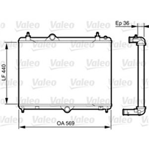 735371 Radiaator,mootorijahutus VALEO - Top1autovaruosad