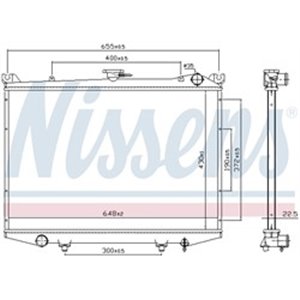 62988 Radiaator,mootorijahutus NISSENS - Top1autovaruosad