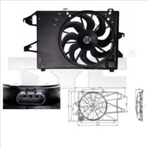 810-0008 Fan, engine cooling TYC - Top1autovaruosad