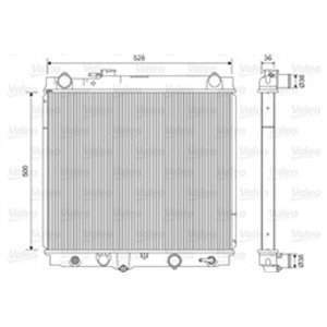 VAL701596 Mootori radiaator (Automaatne)