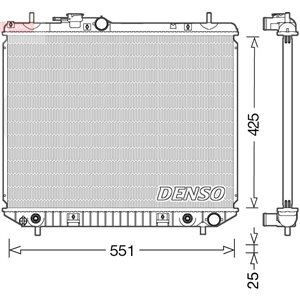 DRM35005 Kylare, motorkylning DENSO - Top1autovaruosad