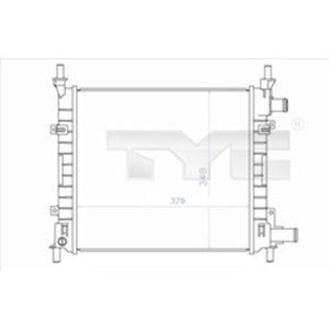 TYC 710-0043 Engine radiator fits: FORD KA 1.3 09.96 11.08