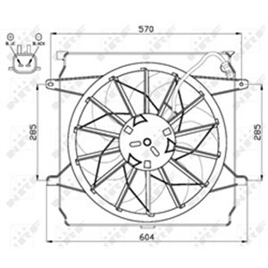 47529 Fan, engine cooling NRF - Top1autovaruosad