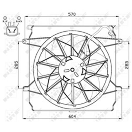 47529 Fan, engine cooling NRF