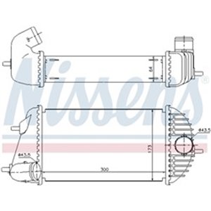 NIS 96465 Vahejahuti sobib: SUZUKI SWIFT IV 1.3D 10.10 