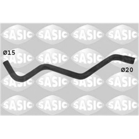 SASIC 3406014 - Cooling system rubber hose (15mm/20mm) fits: FORD FOCUS I 1.4-2.0 10.98-11.04