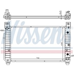 NISSENS 69092 - Engine radiator fits: CHEVROLET TAHOE 5.3 12.99-12.06