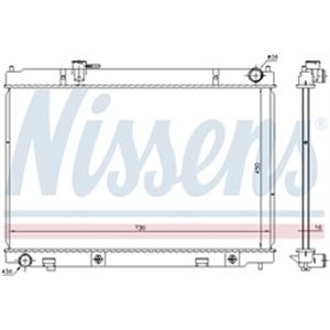 NIS 681214 Mootori radiaator sobib: INFINITI M35 3.5 09.05 12.08