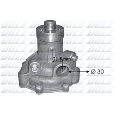 DOLZ S239 - Water pump fits: IVECO ZETA AGRIFULL 50, 60, 80 CASE IH JX FIAT 100-XX, 110-XX, 115-XX, 130-XX, 140-XX, 45-XX, 50