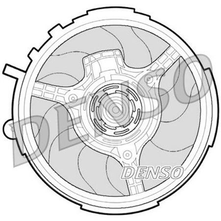 DER09061 Tuuletin, moottorin jäähdytys DENSO