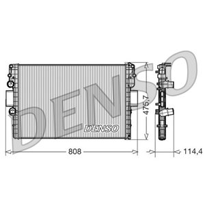 DRM12010 Mootori radiaator (Manuaalne) sobib: IVECO DAILY IV 2.3D/3.0CNG/3