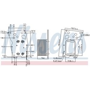 NIS 90902 Oil cooler fits: BMW 1 (F20), 1 (F21), 2 (F22, F87), 3 (E90), 3 (