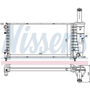NISSENS 61923 - Engine radiator  Manual   - Top1autovaruosad