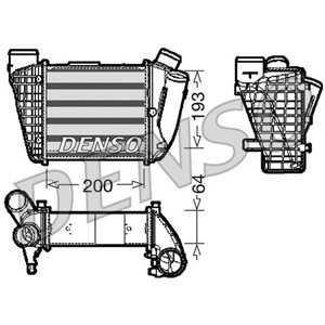 DENSO DIT02004 - Intercooler fits  AUDI A - Top1autovaruosad