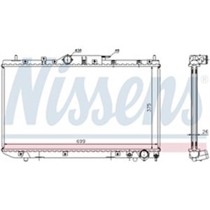 64643A Radiator, engine cooling NISSENS - Top1autovaruosad