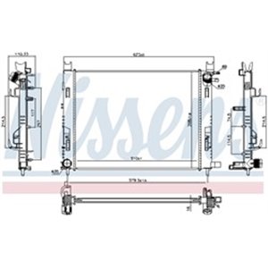 637627 Radiator, engine cooling NISSENS - Top1autovaruosad