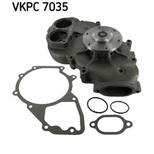 SKF VKPC 7035 - Water pump (with sensor hole) fits: MAN E2000, F2000, F90, F90 UNTERFLUR, LION´S CITY, LION´S COMFORT, NÜ, TGA, 