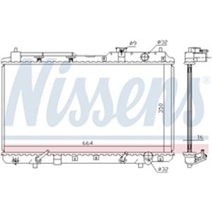 NIS 681021 Mootori radiaator sobib: HONDA CR V I 2.0 10.95 02.02