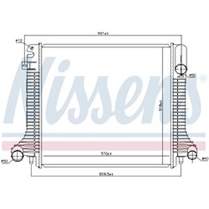 62798 Radiaator,mootorijahutus NISSENS - Top1autovaruosad