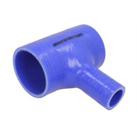 THERMOTEC SE25/60-105X60 - Cooling system silicone hose (25/60x60/105mm, reduction T-connector, colour blue, 260/-60°C, tearing