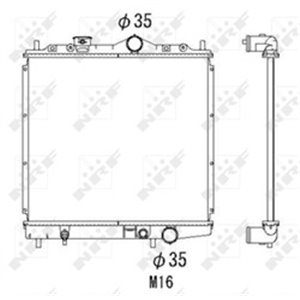 506557 Radiator, engine cooling NRF - Top1autovaruosad