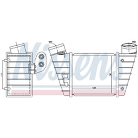 96746 Kompressoriõhu radiaator NISSENS