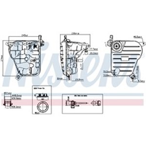 996236 Компенсационный бак, охлаждающая жидкость NISSENS - Top1autovaruosad