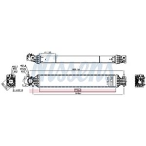 961542 Charge Air Cooler NISSENS - Top1autovaruosad