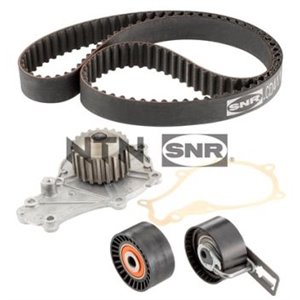 SNR KDP459.640 - Timing set (belt + pulley + water pump) fits: PEUGEOT 206+, 207, 208 II 1.4/1.4D/1.6D 02.06-