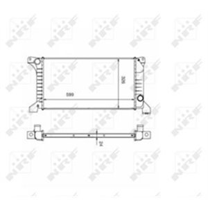 516212 Radiaator,mootorijahutus NRF - Top1autovaruosad