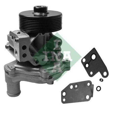 INA 538 0267 10 - Water pump fits: FORD TRANSIT 3.2D 09.07-08.14