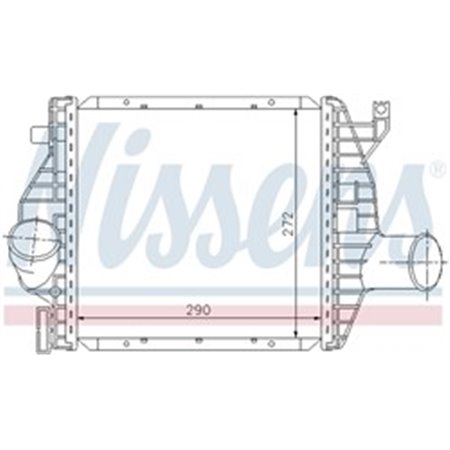 96843 Интеркулер NISSENS