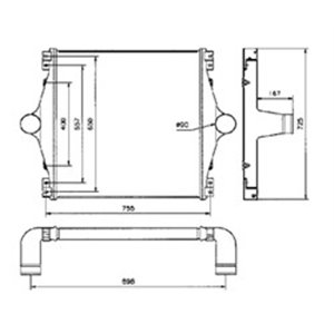 NRF 309058 - Intercooler fits: RAM 1500 3.0D 09.13-