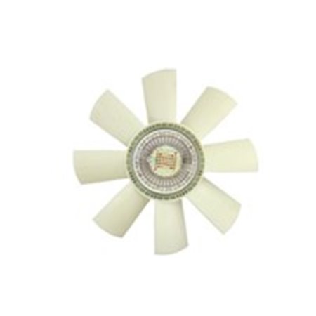FEBI 21049 - Fan clutch (with fan, 680mm, number of blades 8) fits: MERCEDES MK, NG, SK SETRA 300 OM401.973-OM445.941 08.73-02.