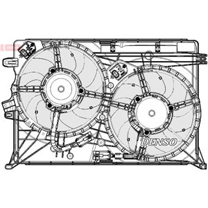 DER09075 Fan, engine cooling DENSO - Top1autovaruosad
