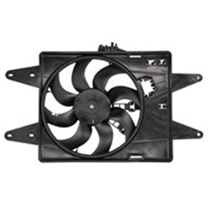 NISSENS 85126 - Radiator fan (with housing) fits: FIAT DOBLO/MINIVAN 1.9D 03.01-