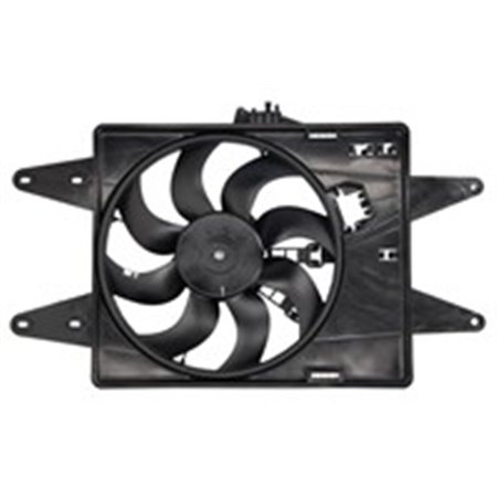 NISSENS 85126 - Radiator fan (with housing) fits: FIAT DOBLO/MINIVAN 1.9D 03.01-