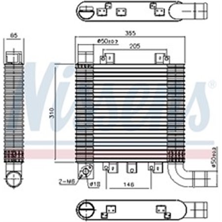 96366 Kompressoriõhu radiaator NISSENS