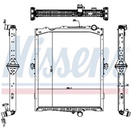 65479 Radiaator,mootorijahutus NISSENS