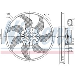 85776 Fan, engine cooling NISSENS - Top1autovaruosad