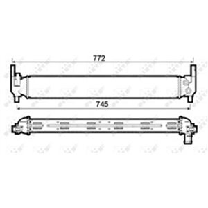 NRF 53126 - Engine radiator fits: AUDI A1; SEAT IBIZA IV, IBIZA IV SC, IBIZA IV ST, TOLEDO IV; SKODA FABIA II, FABIA III, RAPID,