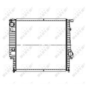 NRF 509626 Mootori radiaator sobib: BMW 3 (E30) 2.0/2.5 09.83 11.93