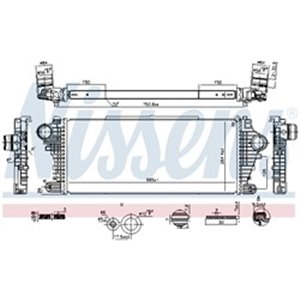 NISSENS 961534 - Intercooler fits: OPEL INSIGNIA B, INSIGNIA B COUNTRY, INSIGNIA B GRAND SPORT 1.5-2.0D 03.17-