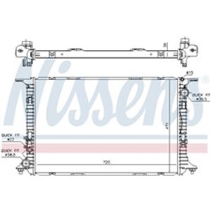 NISSENS 60359 - Engine radiator (Automatic/Manual) fits: AUDI A8 D4 4.0 04.12-01.18