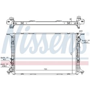 NIS 60359 Mootori radiaator (Automaatne/Manuaalne) sobib: AUDI A8 D4 4.0 04