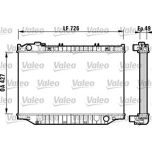 VAL732415 Mootori radiaator sobib: TOYOTA LAND CRUISER, LAND CRUISER 80 4.2