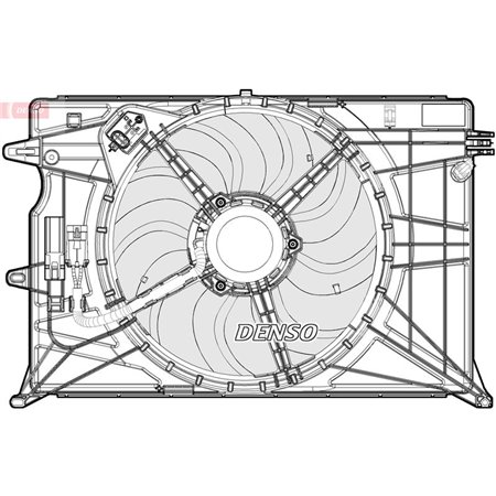 DER09074 Fläkt, motorkylning DENSO