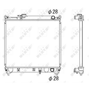 53279 Radiaator,mootorijahutus NRF - Top1autovaruosad